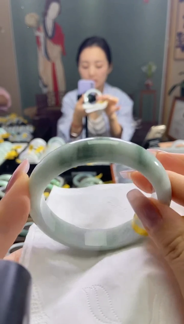 未镶嵌手镯翡翠58.5圈口t
