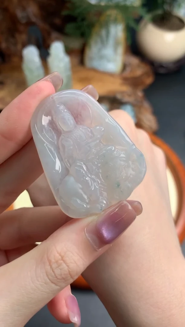 吊坠(不含链)未镶嵌翡翠翡翠饰品-36