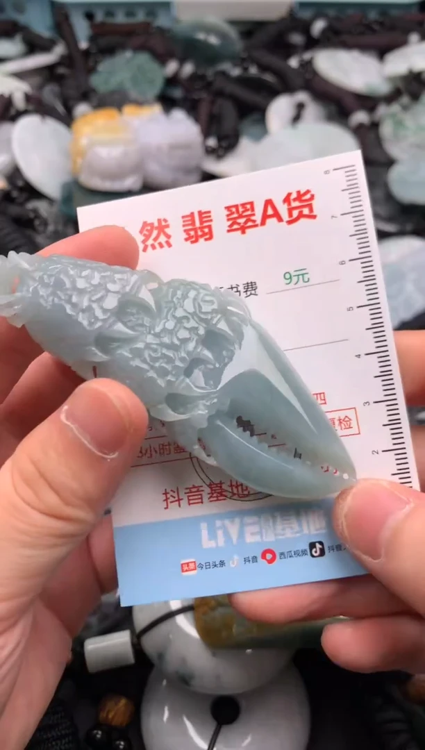 翡翠未镶嵌吊坠(不含链)1