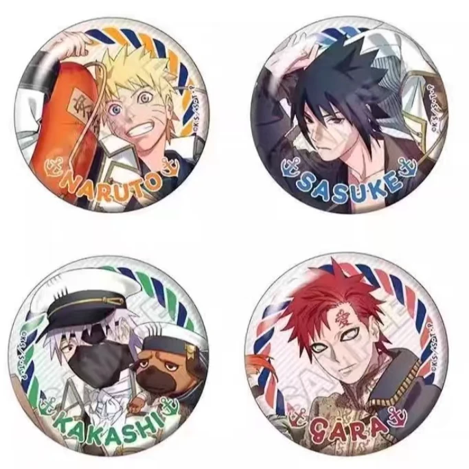 火影忍者航海海盗船长风吧唧徽章盲盒