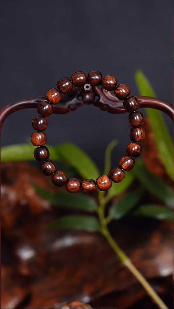 【闪购商品】黄花梨/降香黄檀手串/手链老紫油梨水波1.0*1.05