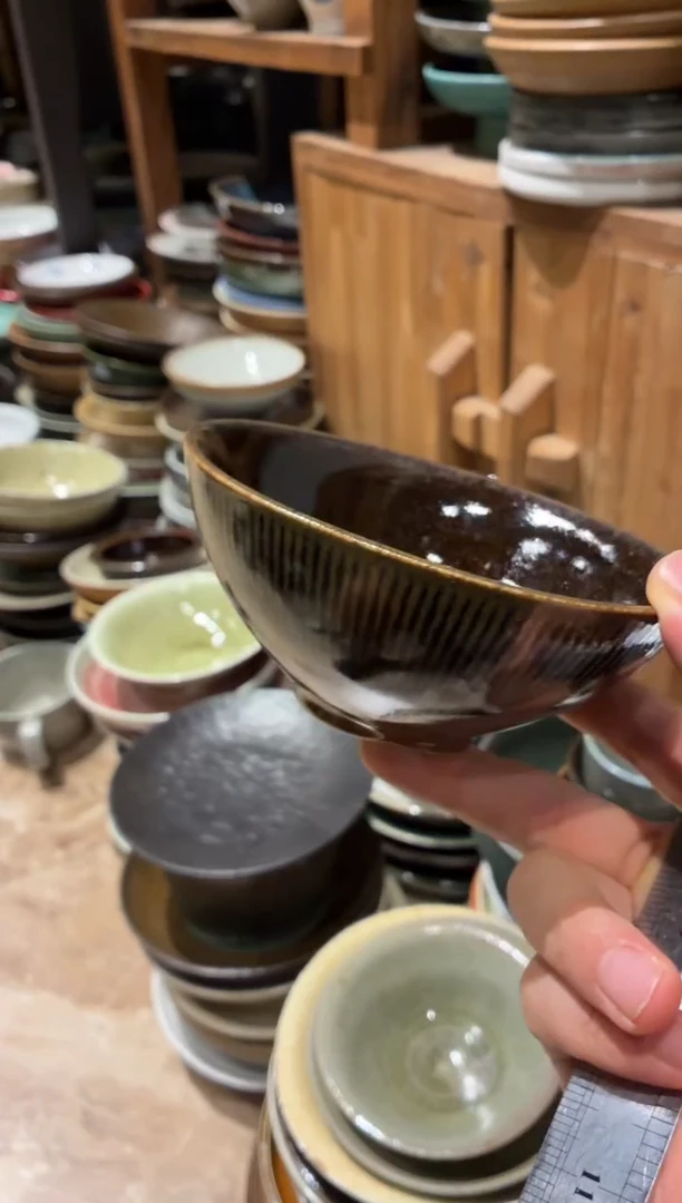 瓷片圆*仔993松木万福碗1个