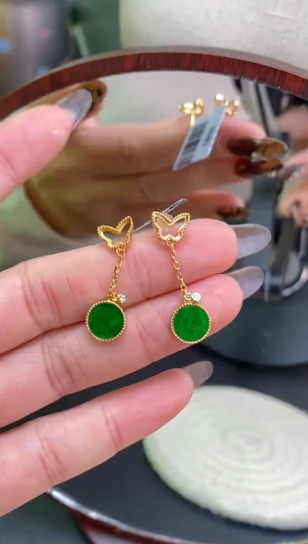 颈饰银S925镶嵌翡翠16983