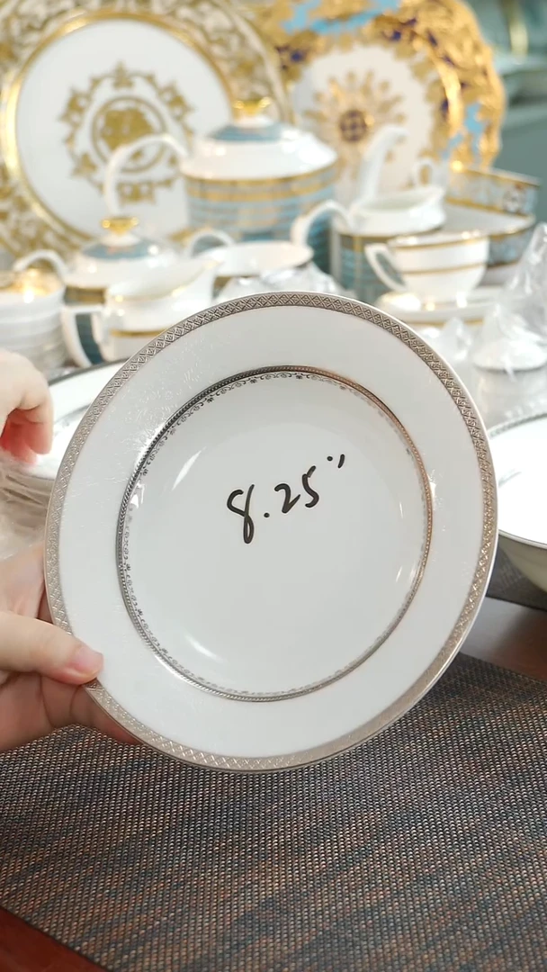 瓷片8.25英寸菜盘  福利价