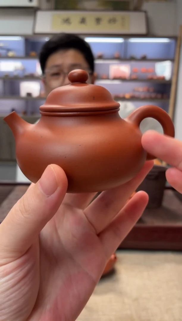 茶壶紫砂大红泥 容天