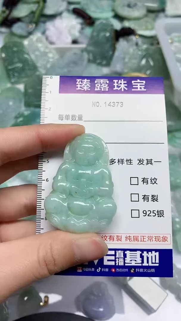 【闪购商品】翡翠颈饰未镶嵌臻露珠宝14373随机发货