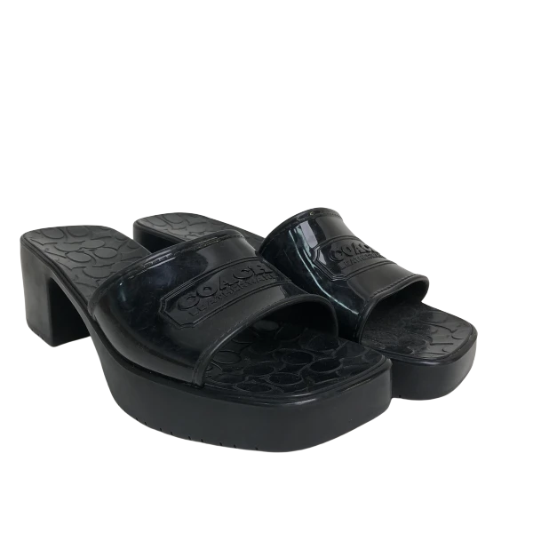 妃鱼/蔻驰/拖鞋/95新/s一零二四