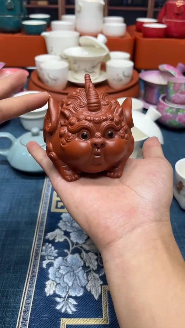 手工艺品琉璃紫砂茶宠