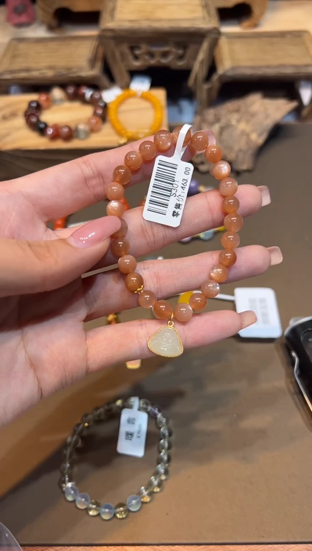 未镶嵌手链长石手饰@@S301