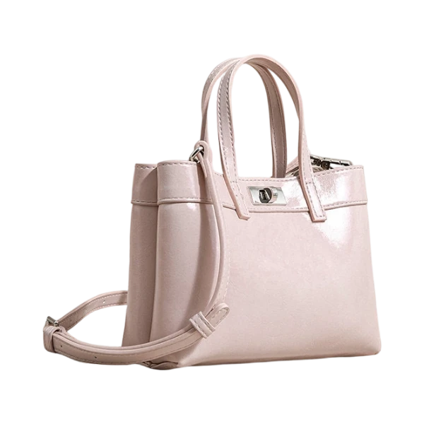 【云云甄选】SK-92668-1-淡粉-19*13*6轻奢时尚女士新款单肩斜挎包