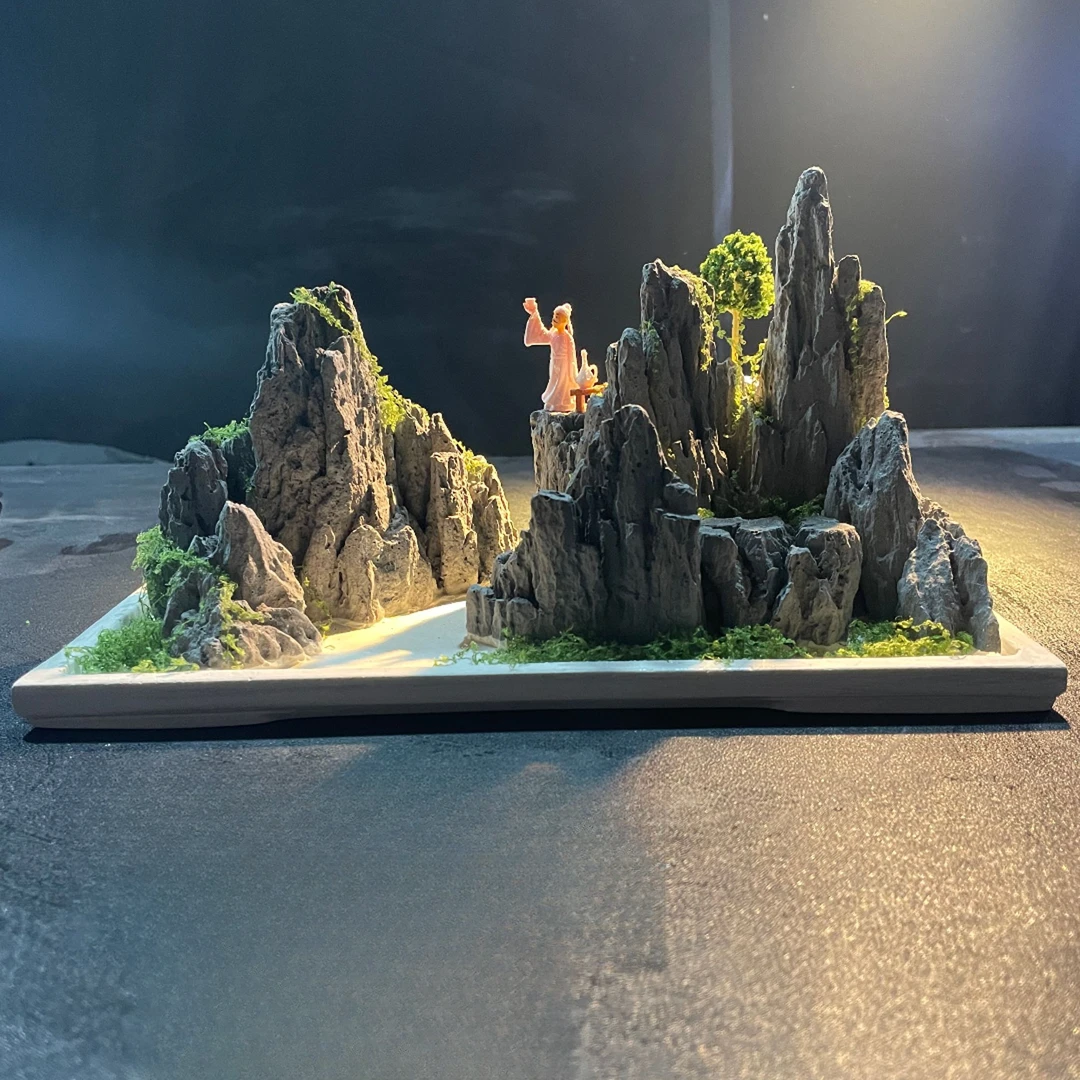 【凤栖台】意境云溪 长30-宽15-高16微景观