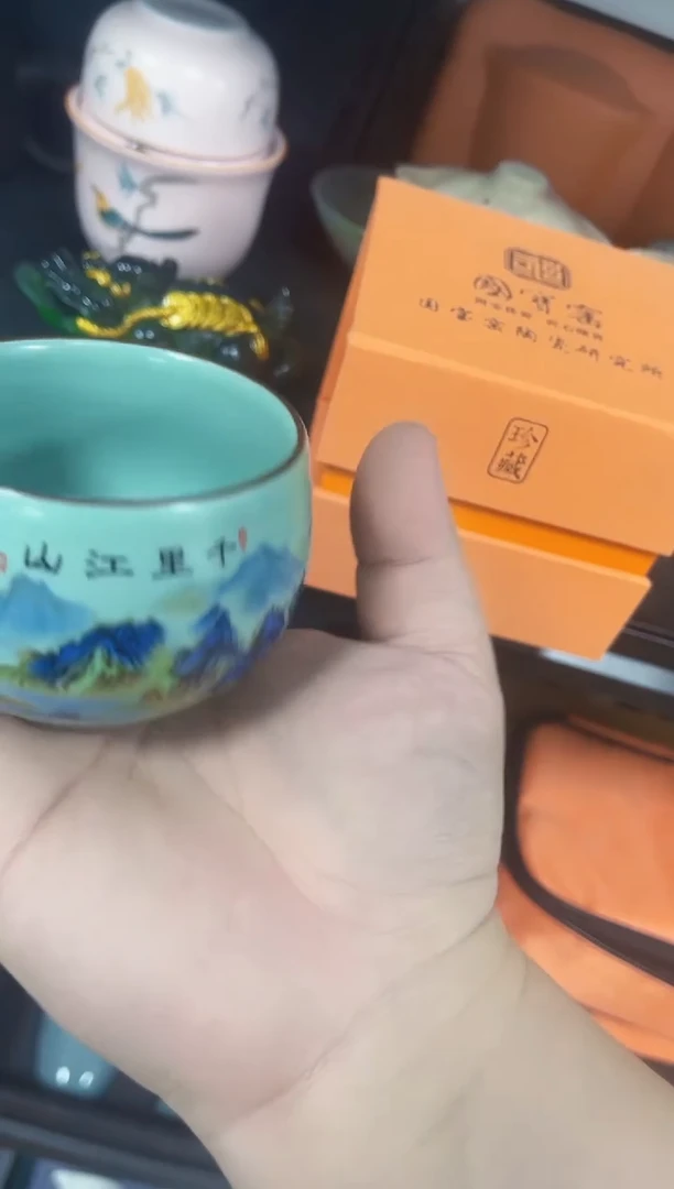 摆件青韵瓷华清货专属链接