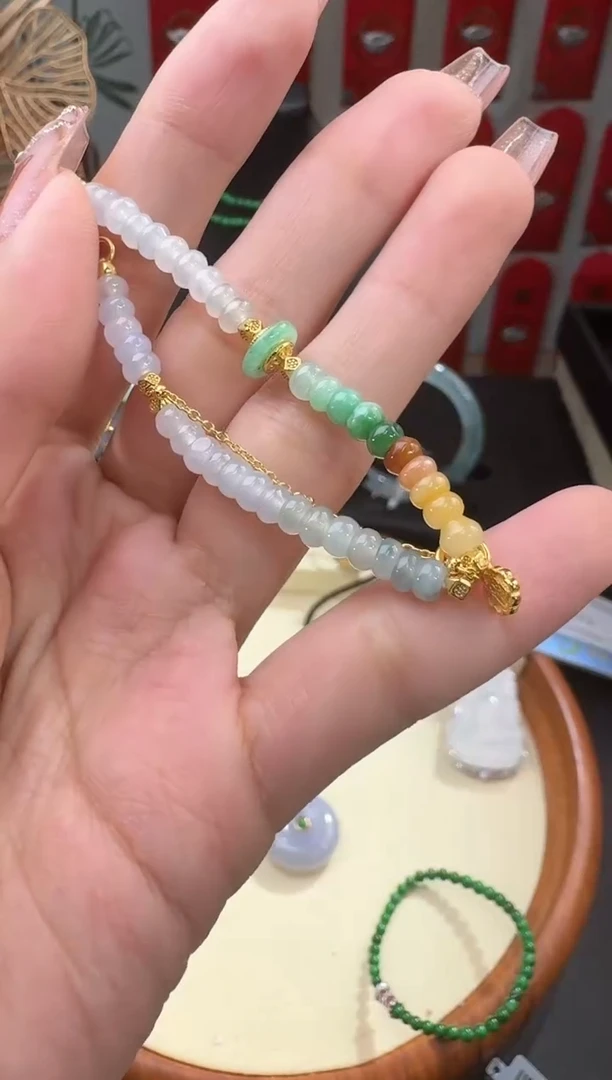 【闪购商品】翡翠手链未镶嵌手串