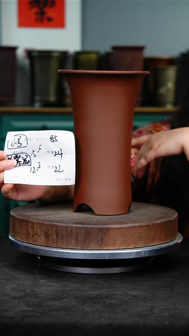 紫砂花盆85紫砂花盆