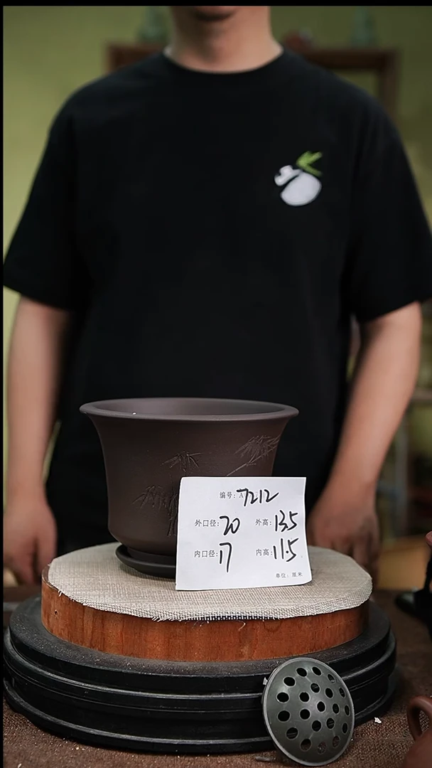 紫砂花盆紫砂花盆7212+z