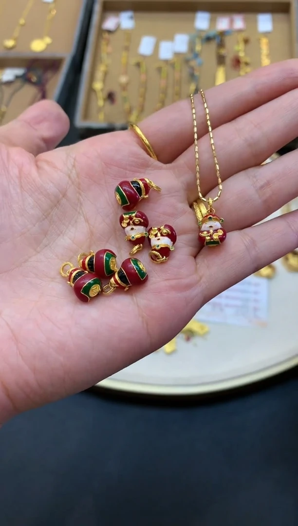 【闪购商品】定制足金吊坠(不含链)（多样性发一件）W252|2575