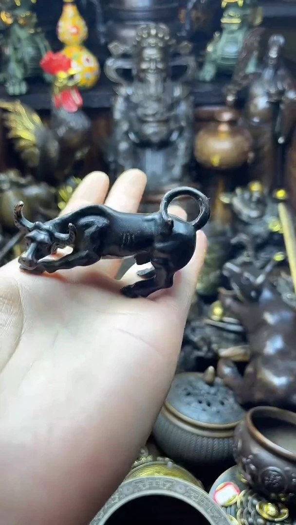 闪购链接，点击下单，有运费险，铜摆件