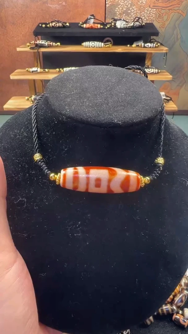 玛瑙/玉髓（覆膜）颈饰未镶嵌161.(微瑕随机发货)