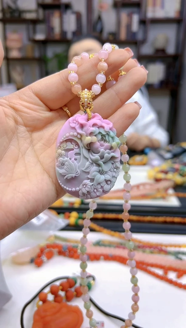 【闪购商品】玛瑙/玉髓毛衣链未镶嵌M382