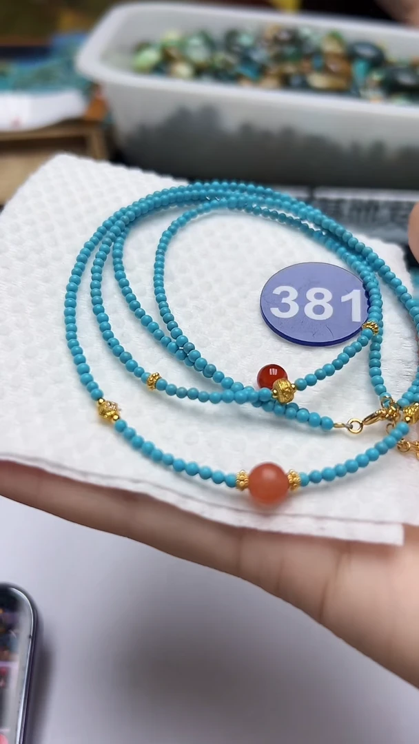 玛瑙/玉髓项链银S925镶嵌381
