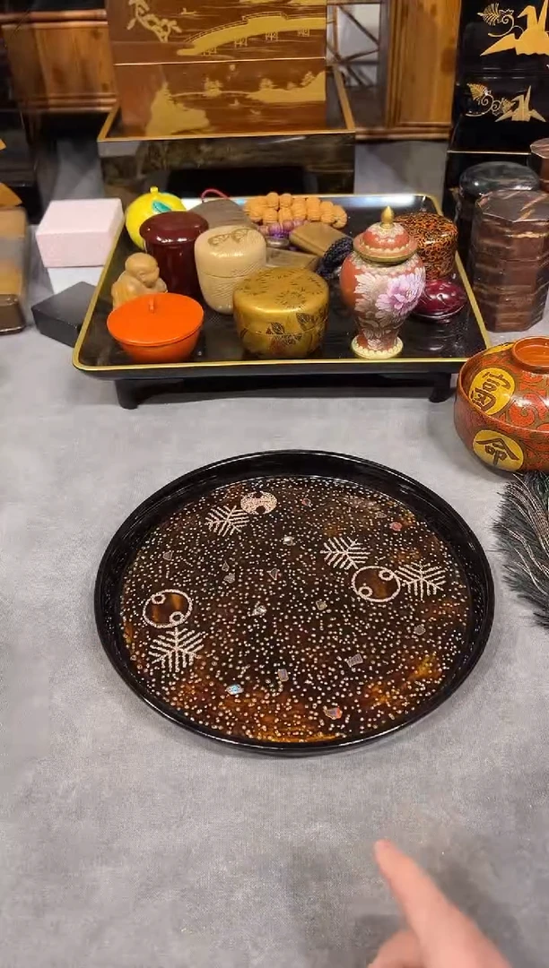 若狭塗 茶盘 大漆漆器大漆漆器