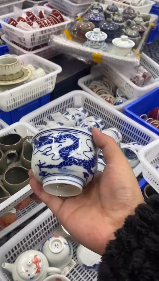 摆件陶景德陶瓷茶具容量约160