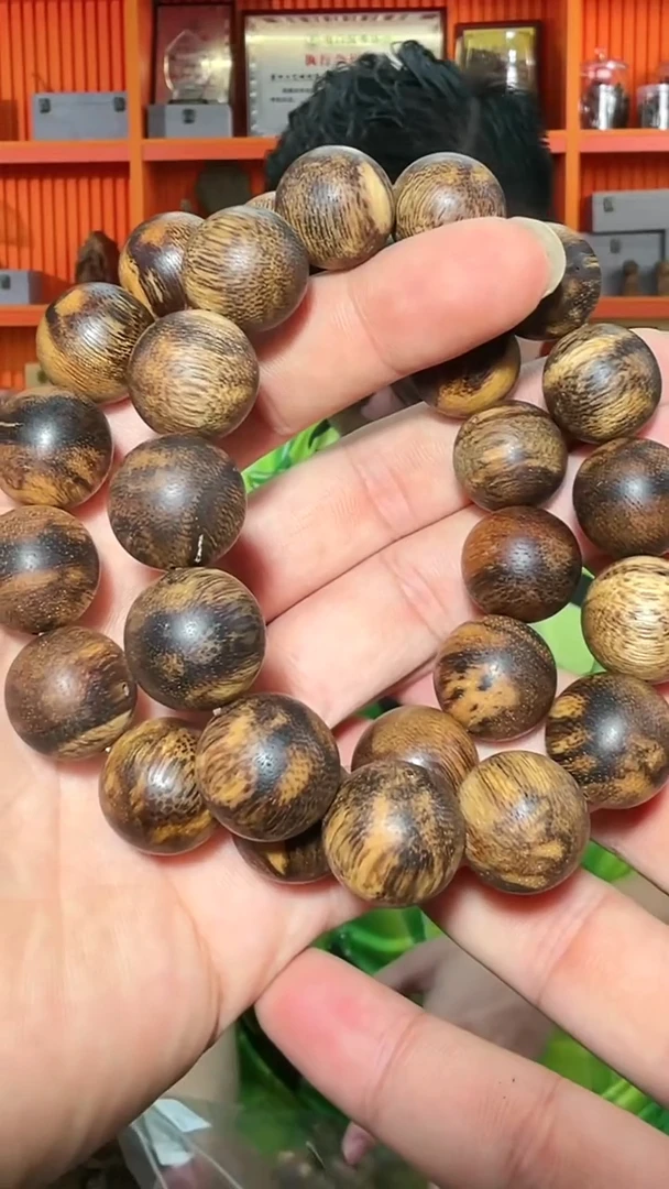 沉香手串135号单圈沉水40g1.7多样性发一