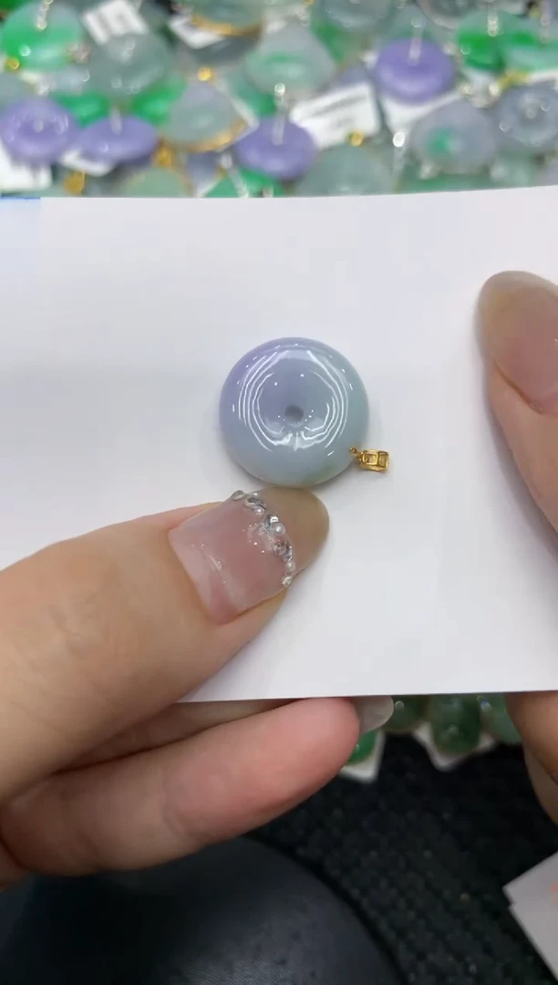 【闪购商品】翡翠颈饰18K金镶嵌222222222