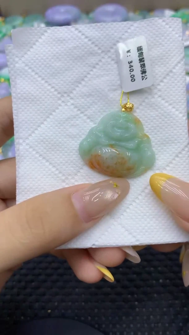 颈饰未镶嵌翡翠天然缅甸翡翠A货
