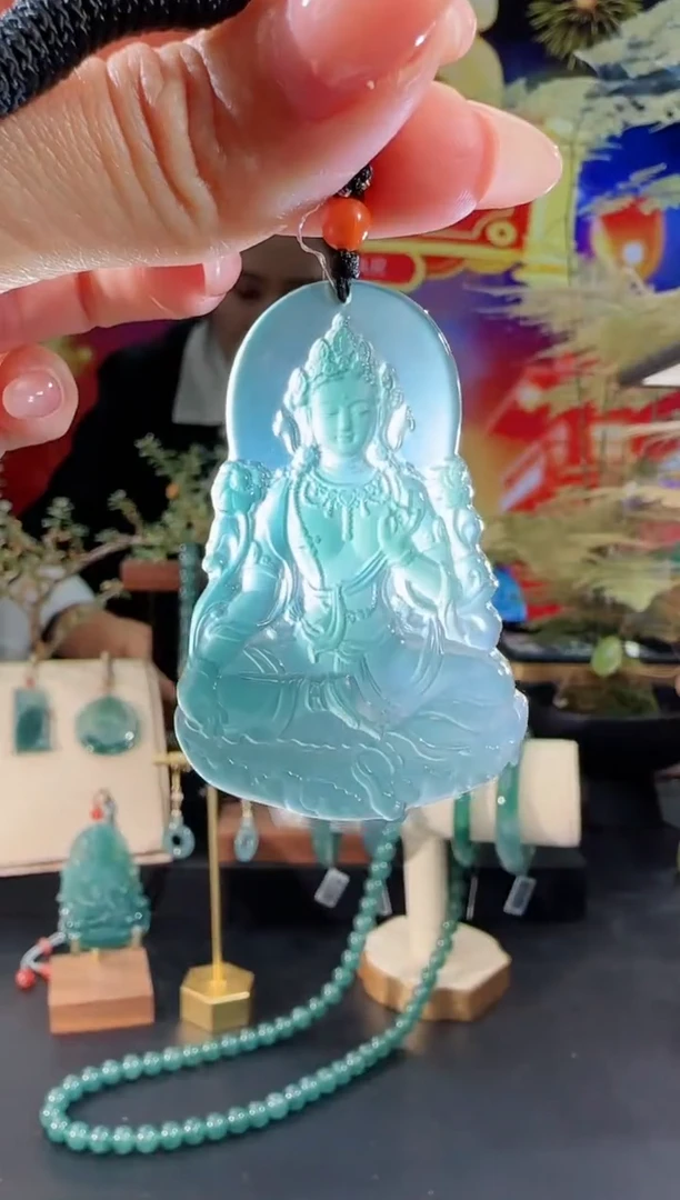 【闪购商品】翡翠吊坠(不含链)未镶嵌度母多样性发一