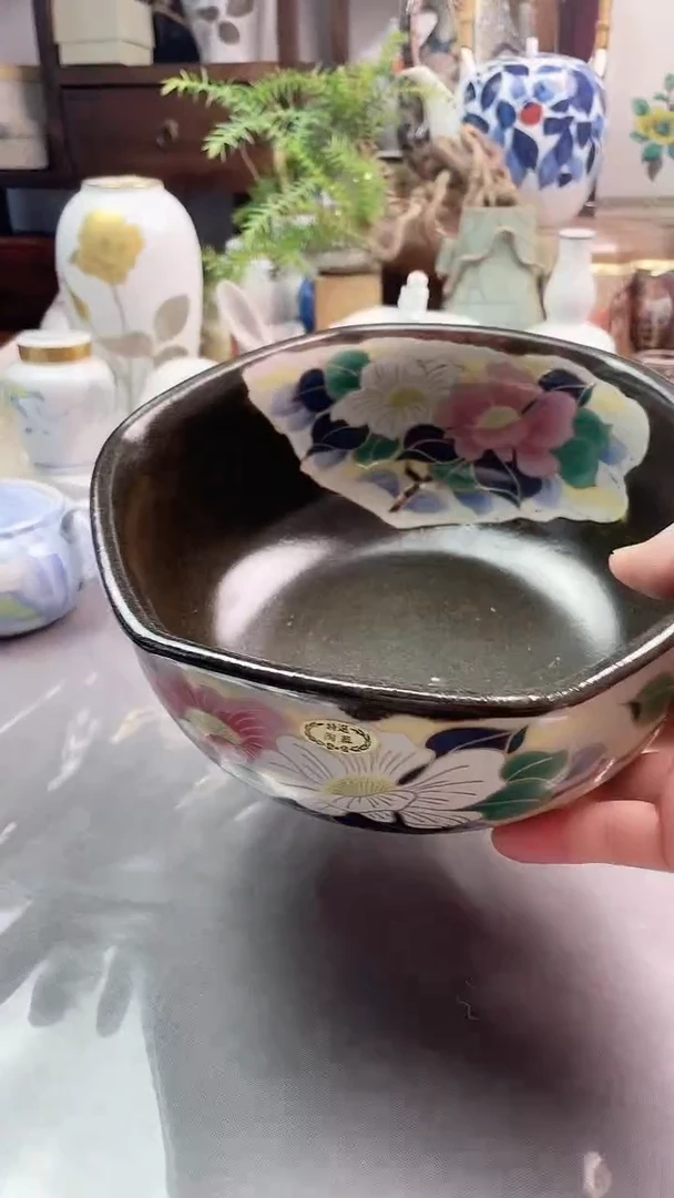 瓷片茂山大钵一一一