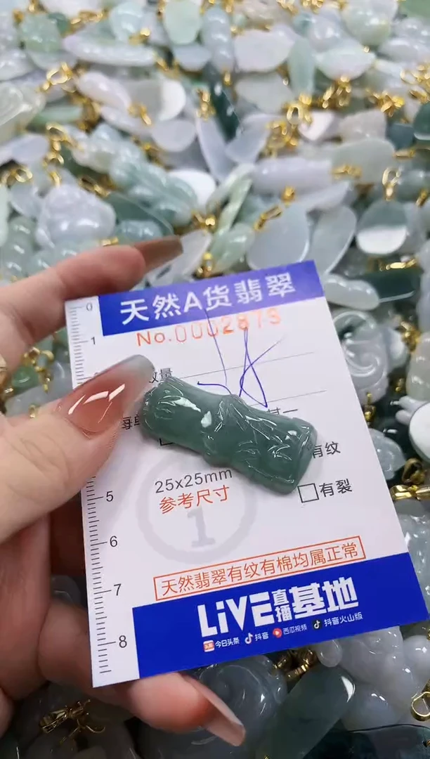颈饰未镶嵌翡翠天然A货翡翠