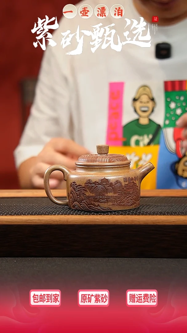 茶壶紫砂 一壶漂泊紫砂茶器5007