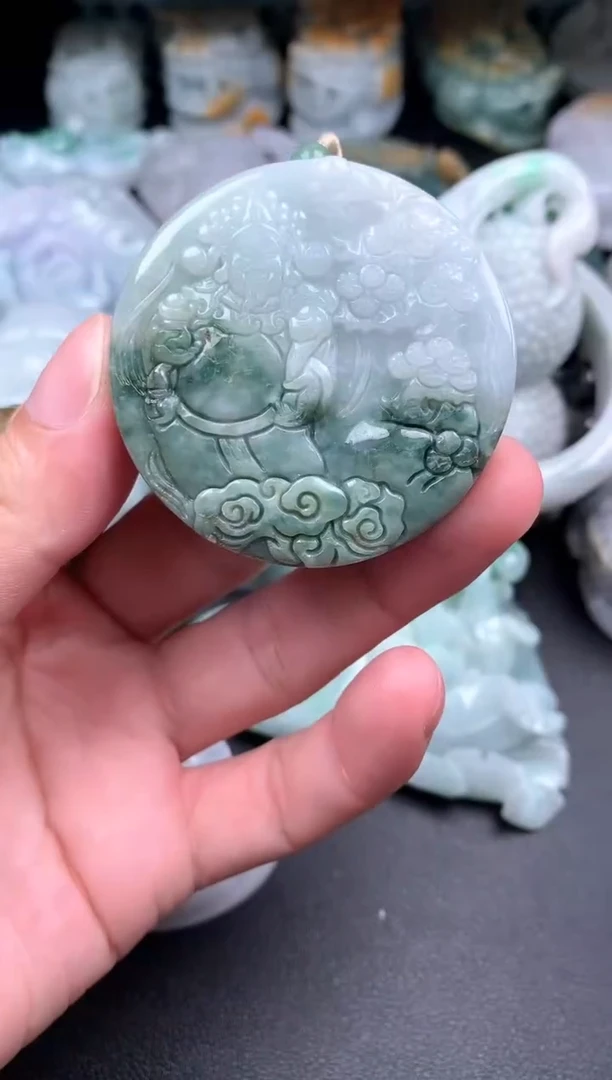 吊坠(不含链)未镶嵌翡翠1