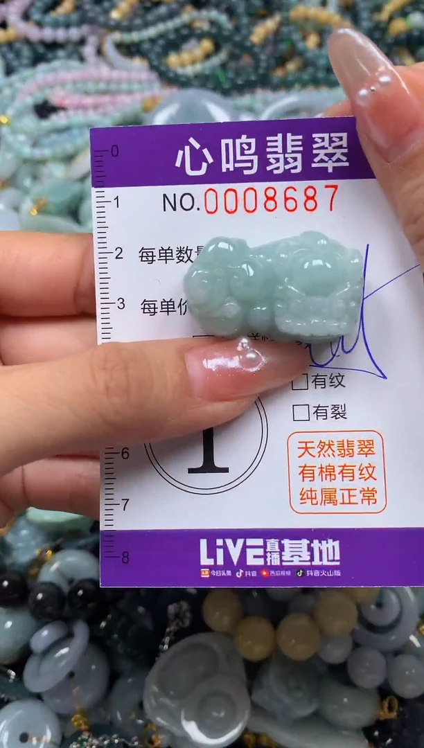 颈饰未镶嵌翡翠闪购008687