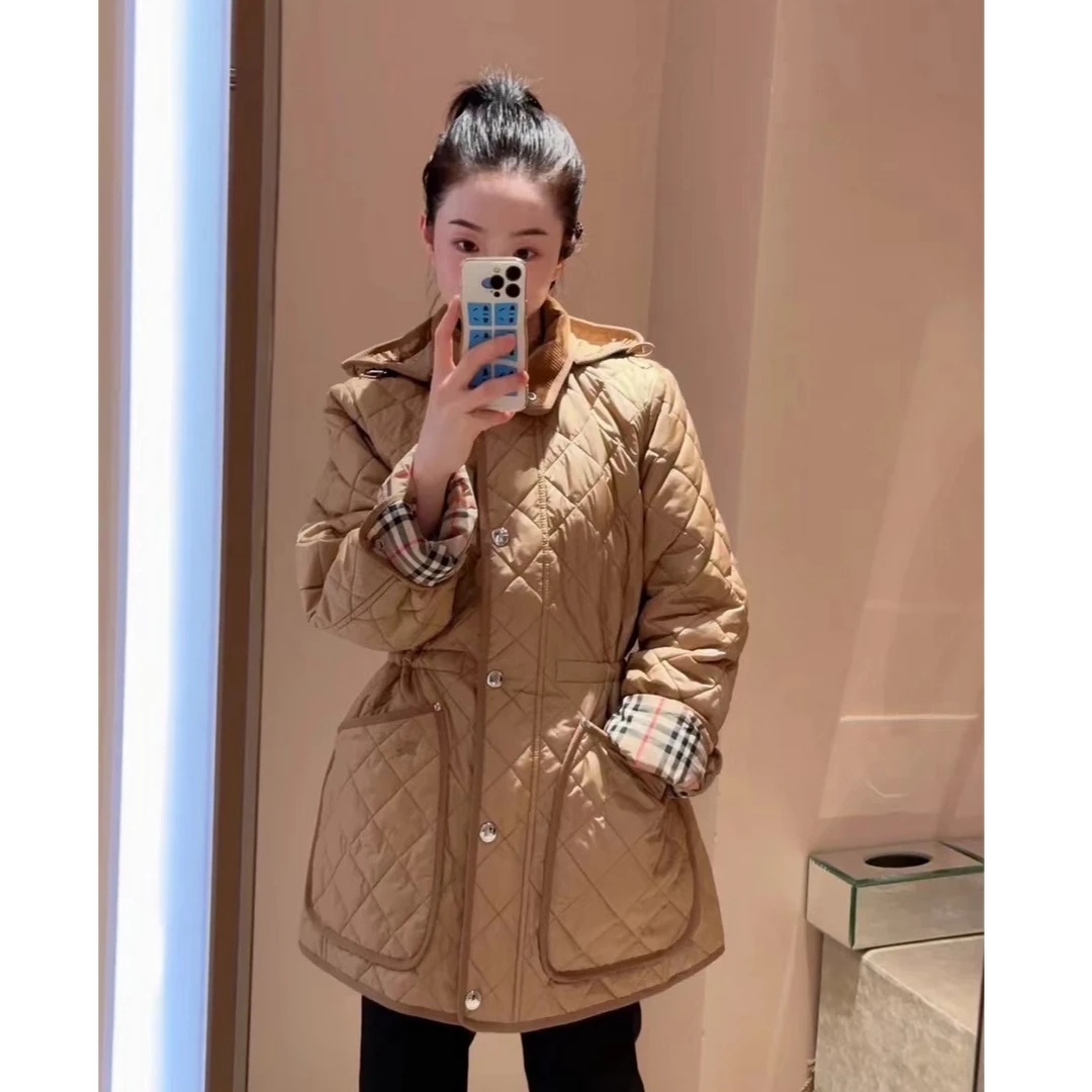 “闭眼入MJB”2025B家时尚女中长款短款羽绒服保暖加厚冬季连帽外套