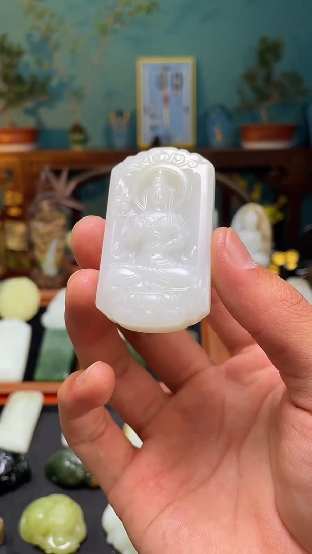 未镶嵌和田玉挂件娇*吊坠