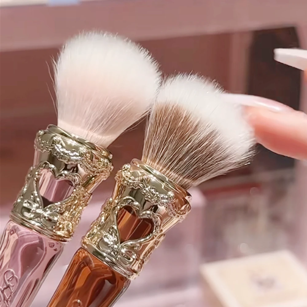 花知晓甜心小熊系列新品腮红刷点彩刷羊毛刷巧克力草莓粉圆头刷