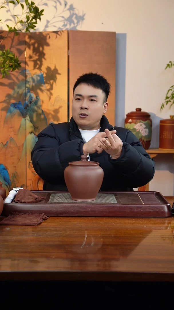 宜兴原矿紫砂茶叶罐