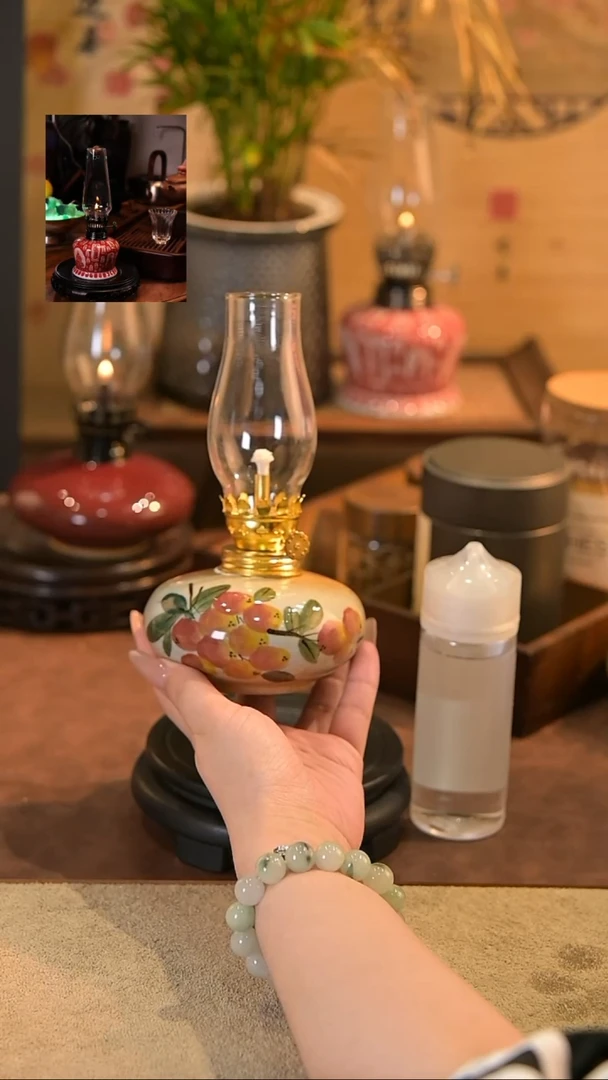 陶瓷景德镇陶瓷香薰灯摆件