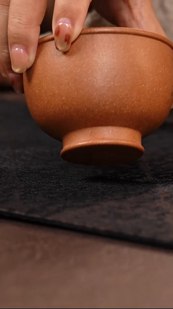 茶杯紫砂桂花砂杯