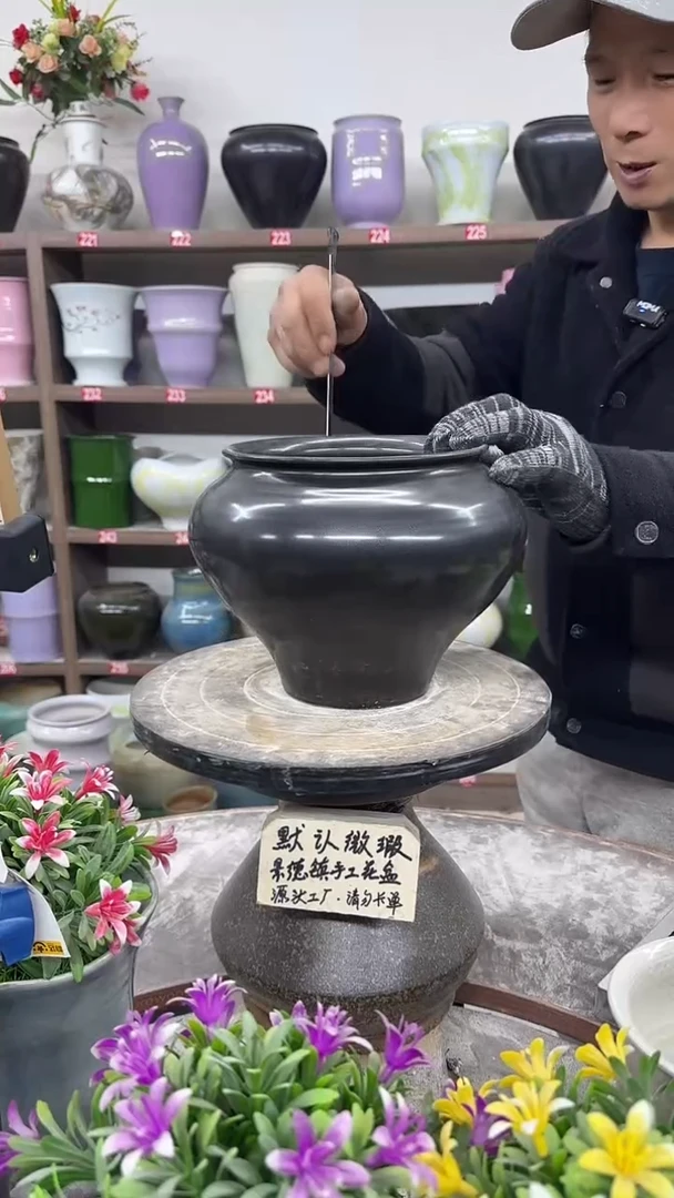 12-15-高18口16瑕-花盆