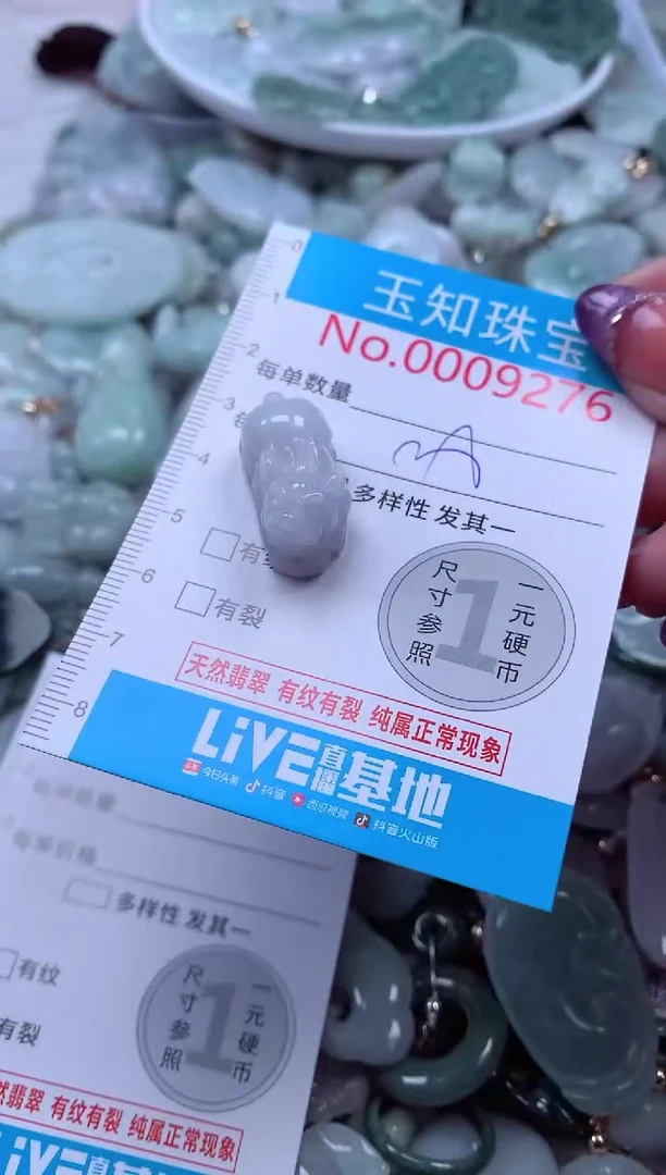 翡翠未镶嵌吊坠(不含链)9276