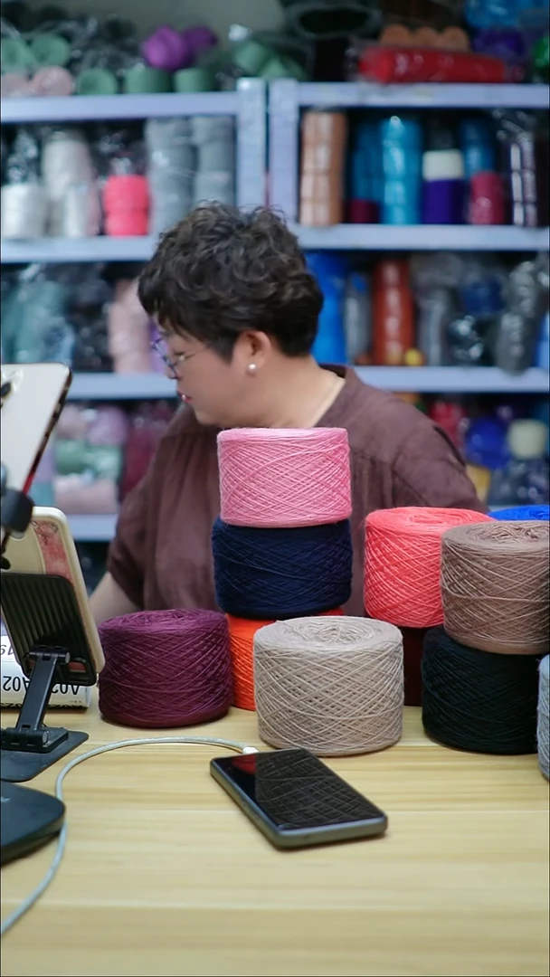 羊毛欢姐手编线A020