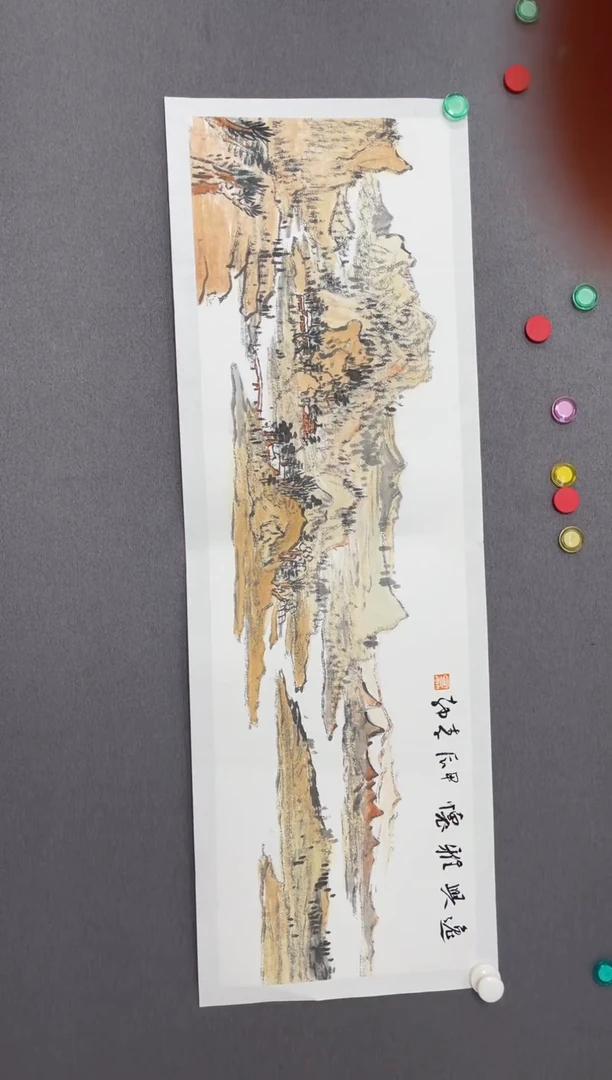 国画国画山水花鸟作品