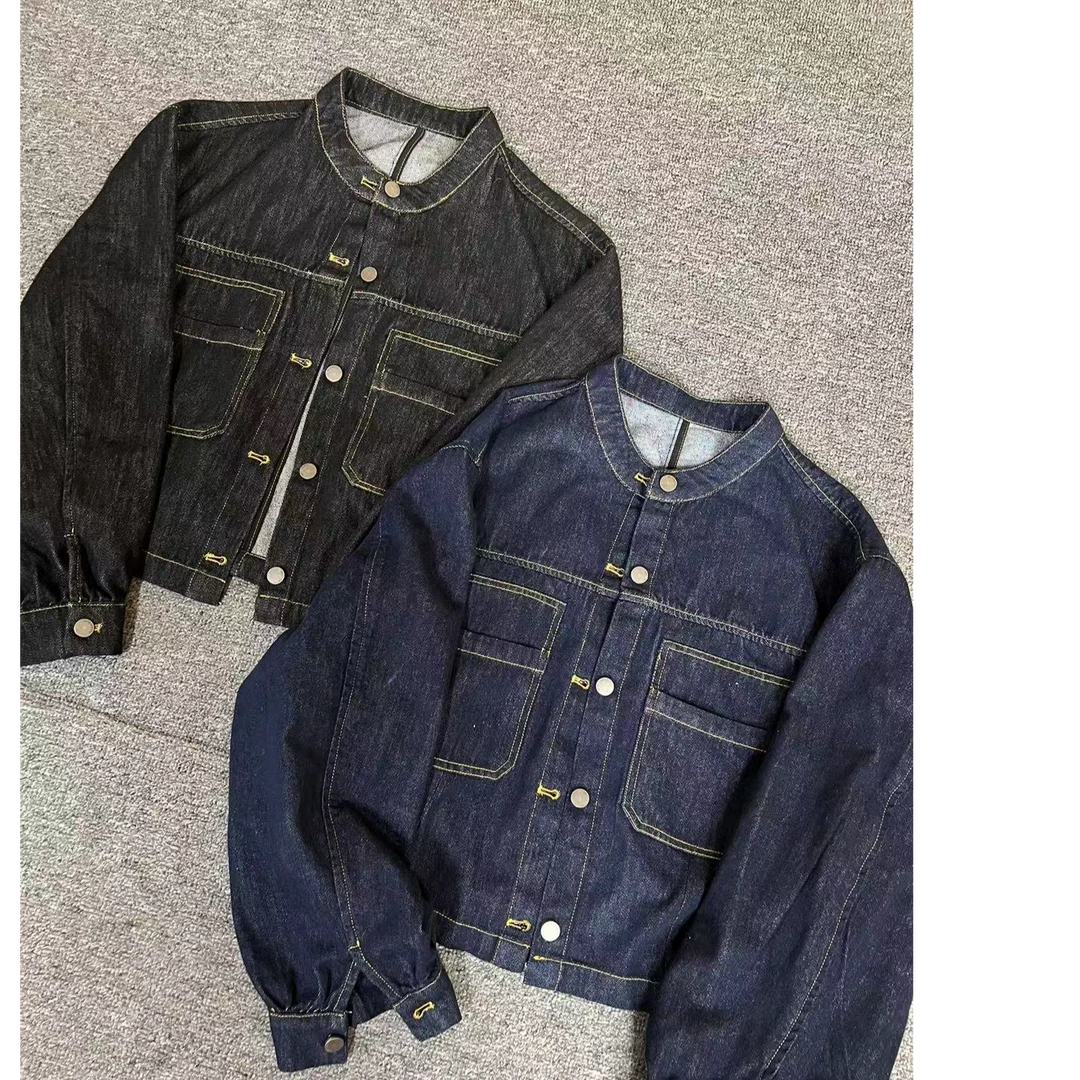 HY    765明线口袋牛仔外套