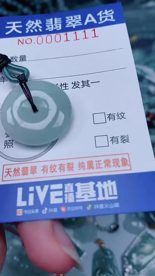 翡翠未镶嵌颈饰00001111