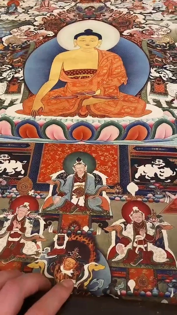 装裱画精美唐卡tk16153