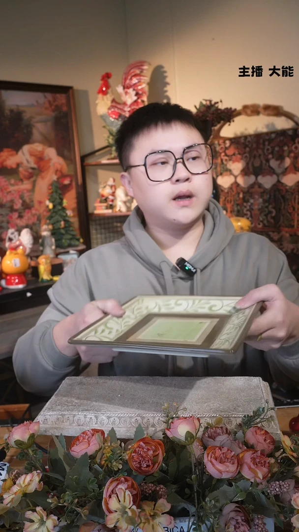 【闪购商品】默认微瑕高端树脂陶瓷摆件W394