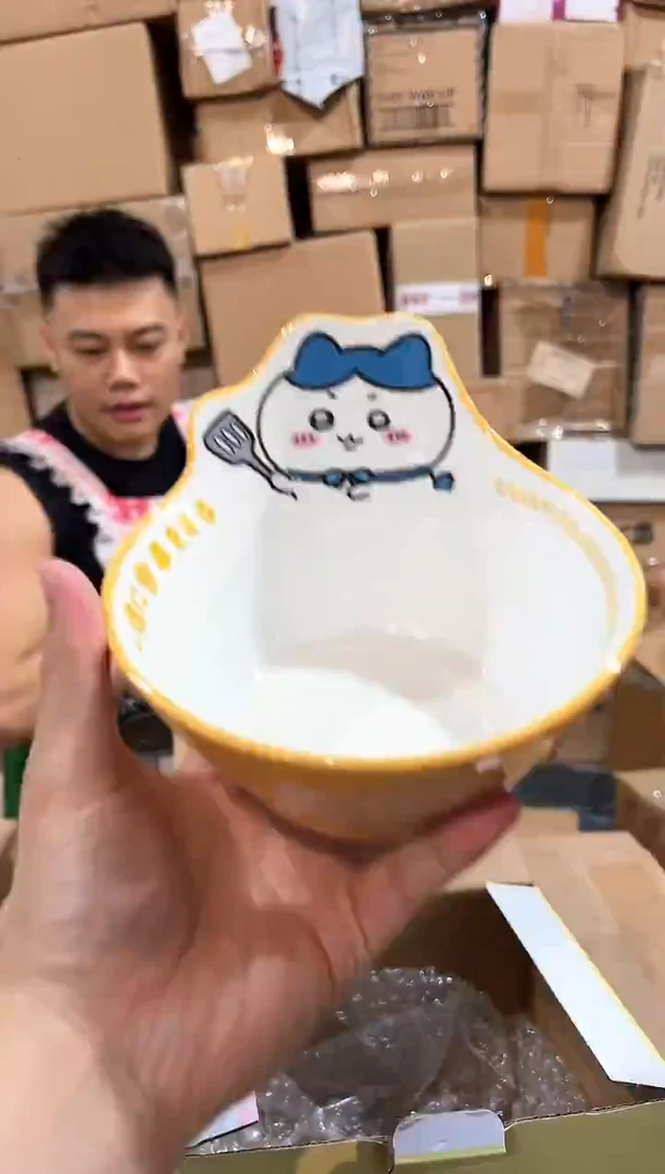 瓷片原盒小八沙拉碗